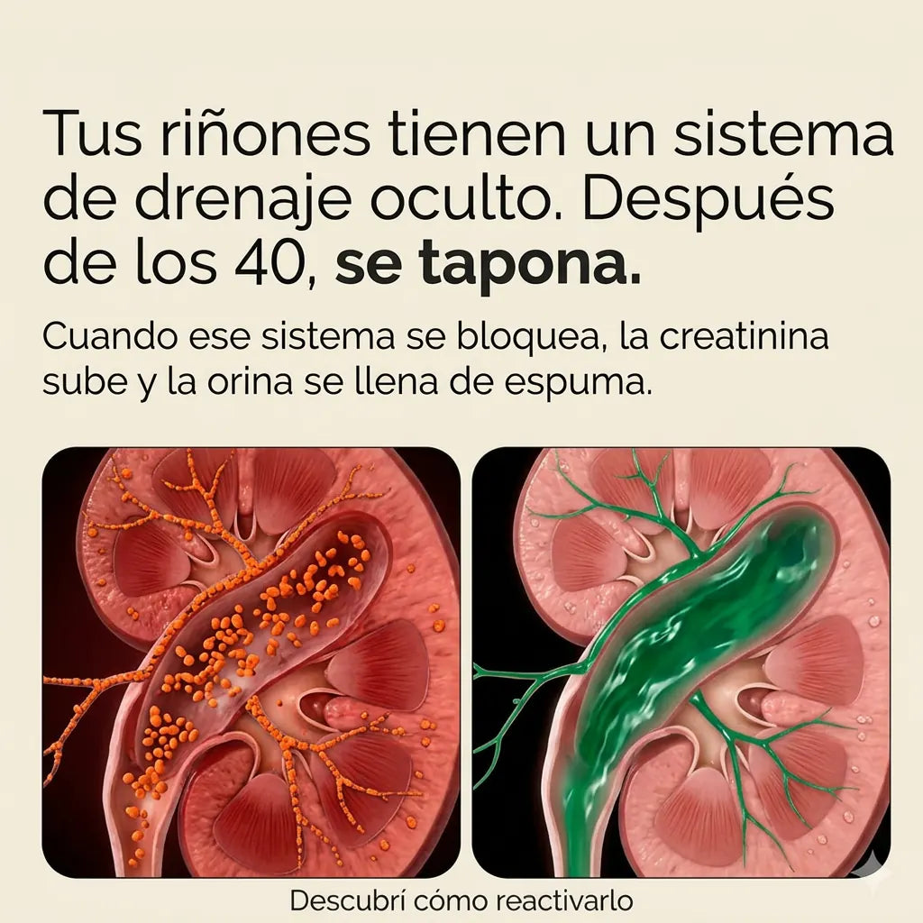 Tratamiento Riñones — Orina Espumosa y Creatinina Alta | Sculptique™